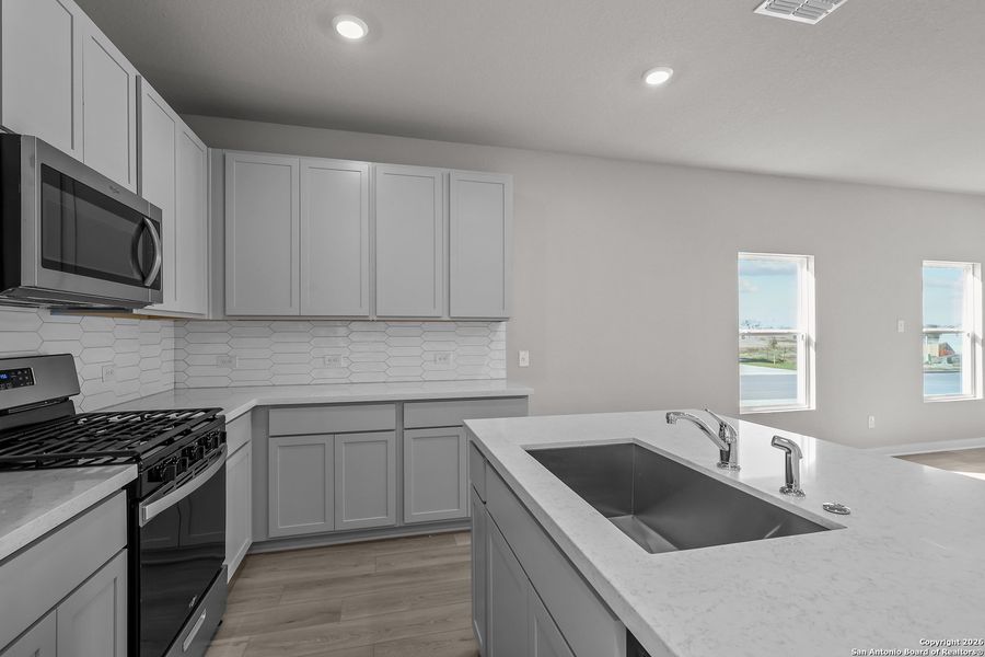 Furnished interior view inside a new home in Garden Grove, San Antonio (Image 13).