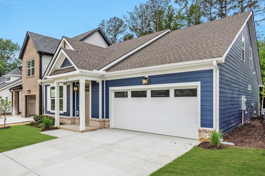 Representative exterior photo of a completed home built from the Hampton by Parkside Builders in Givens Park, Chattanooga, TN (Image 27). Representative exterior photo of a completed home built from the Hampton by Parkside Builders in Givens Park, Chattanooga, TN (Image 27).