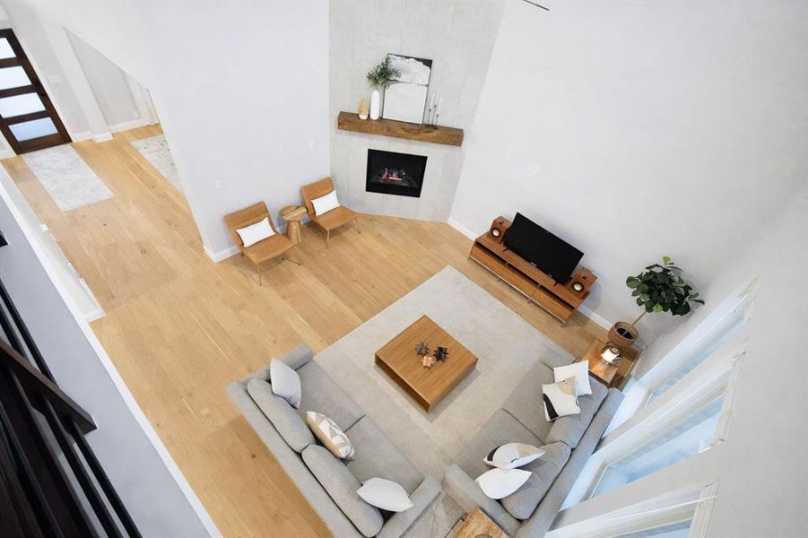 Furnished interior view inside a new home in Abe's Landing, Granbury (Image 15).