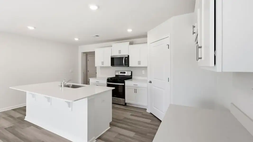 Furnished interior view inside a new home in Waverly Station, Greenwood (Image 9).