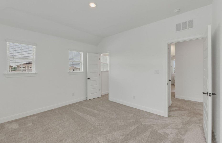 Spacious, unfurnished interior of a new home in Santa Rita Ranch, Liberty Hill (Image 27). Spacious, unfurnished interior of a new home in Santa Rita Ranch, Liberty Hill (Image 27).