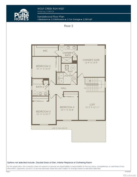 Upper Level Floorplan