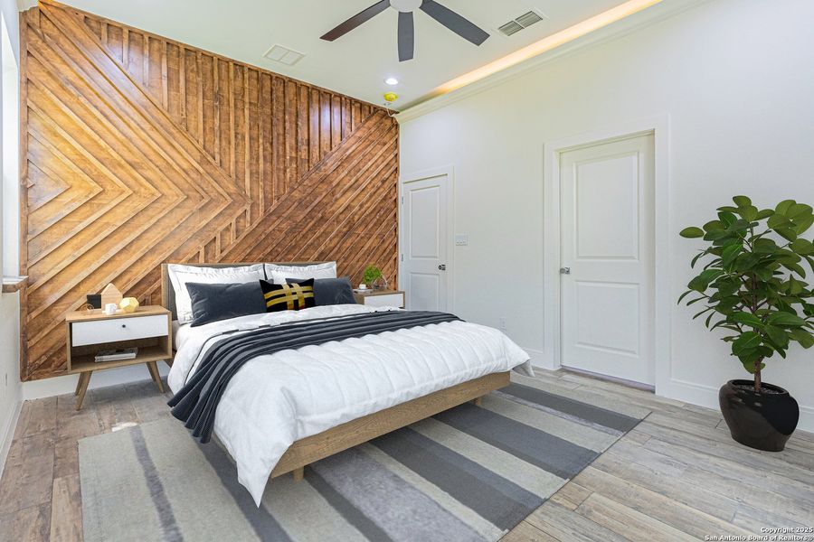 Furnished interior view inside a new home in , San Antonio (Image 11). Furnished interior view inside a new home in , San Antonio (Image 11).