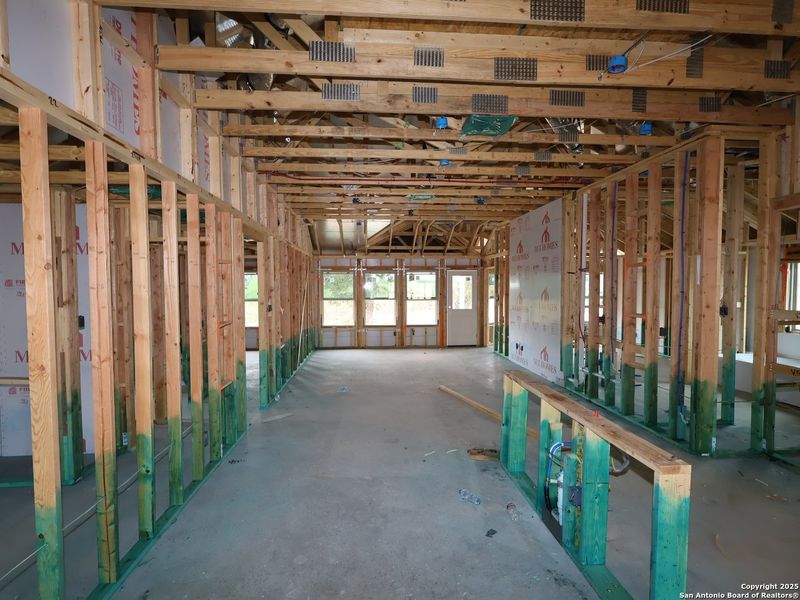 In-progress construction of a new home in Cinco Lakes, San Antonio, TX (Image 18).