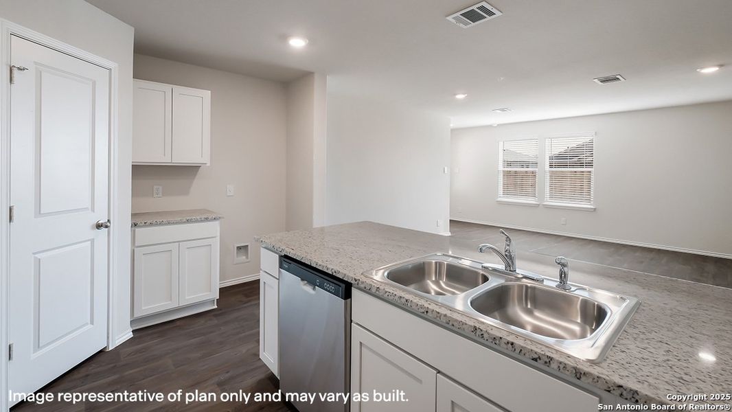 Furnished interior view inside a new home in Riverstone at Westpointe, San Antonio (Image 3).