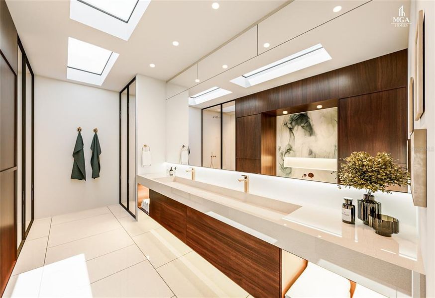 Furnished interior view inside a new home in , Tampa (Image 13). Furnished interior view inside a new home in , Tampa (Image 13).