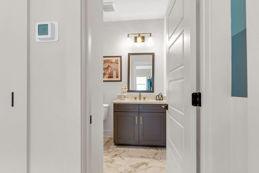 Furnished interior view inside a new home in Hidden Ponds Reserve, Awendaw (Image 18). Furnished interior view inside a new home in Hidden Ponds Reserve, Awendaw (Image 18).