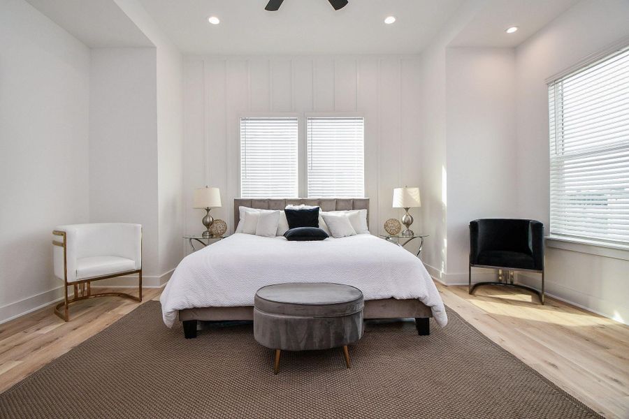 Furnished interior view inside a new home in , Houston (Image 26).