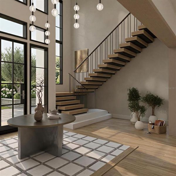 Furnished interior view inside a new home in Lake Sheen Sound, Orlando (Image 12).