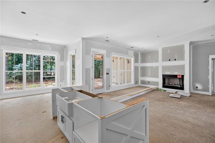 In-progress construction of a new home in , Dallas, GA (Image 9).