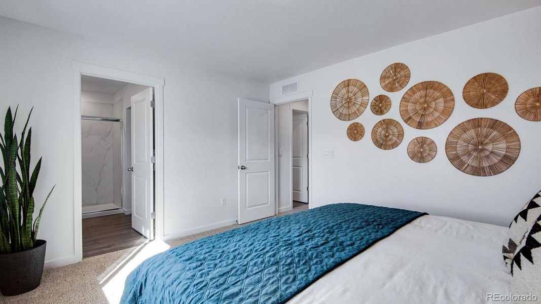 Furnished interior view inside a new home in The Ridge at Lorson Ranch, Colorado Springs (Image 4).