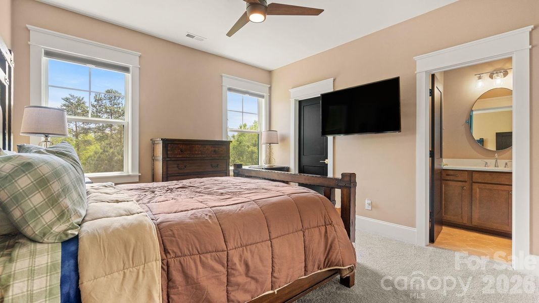 Furnished interior view inside a new home in , York (Image 43).