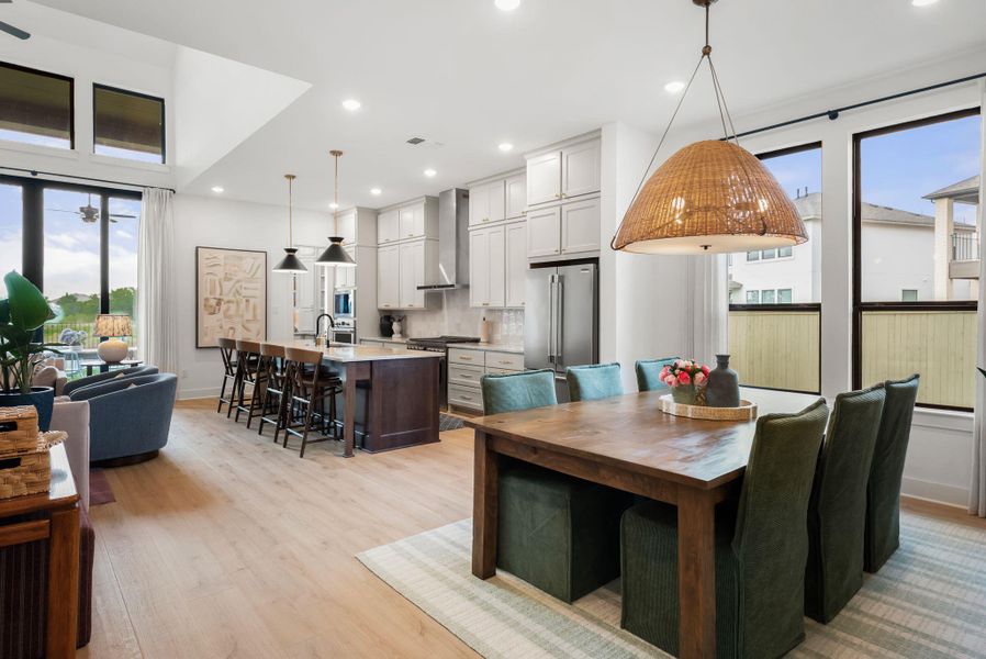 Furnished interior view inside a new home in Santa Rita Ranch, Liberty Hill (Image 19).