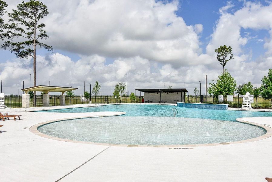 AND A BEAUTIFUL COMMUNITY POOL