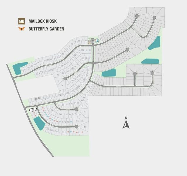 2D floor plan layout of this home in Heritage River, Euharlee, GA (Image 3).