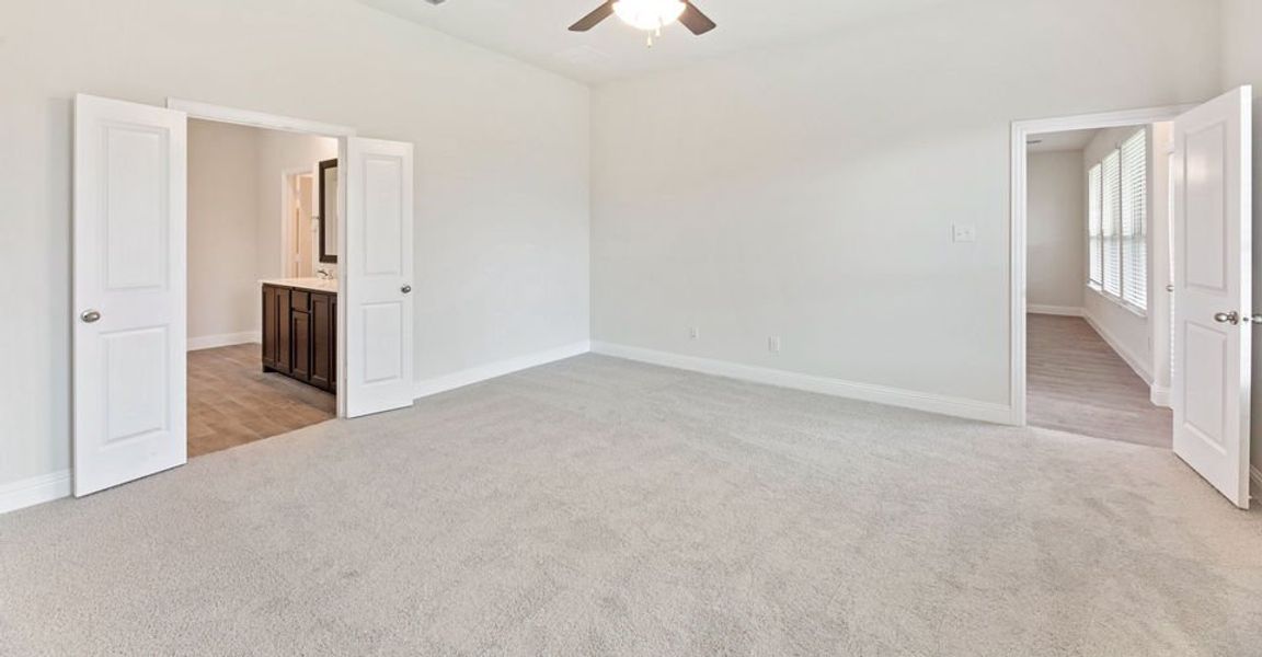 Representative exterior photo of a completed home built from the Stirling by Impression Homes in Timberbrook, Justin, TX (Image 14). Representative exterior photo of a completed home built from the Stirling by Impression Homes in Timberbrook, Justin, TX (Image 14).