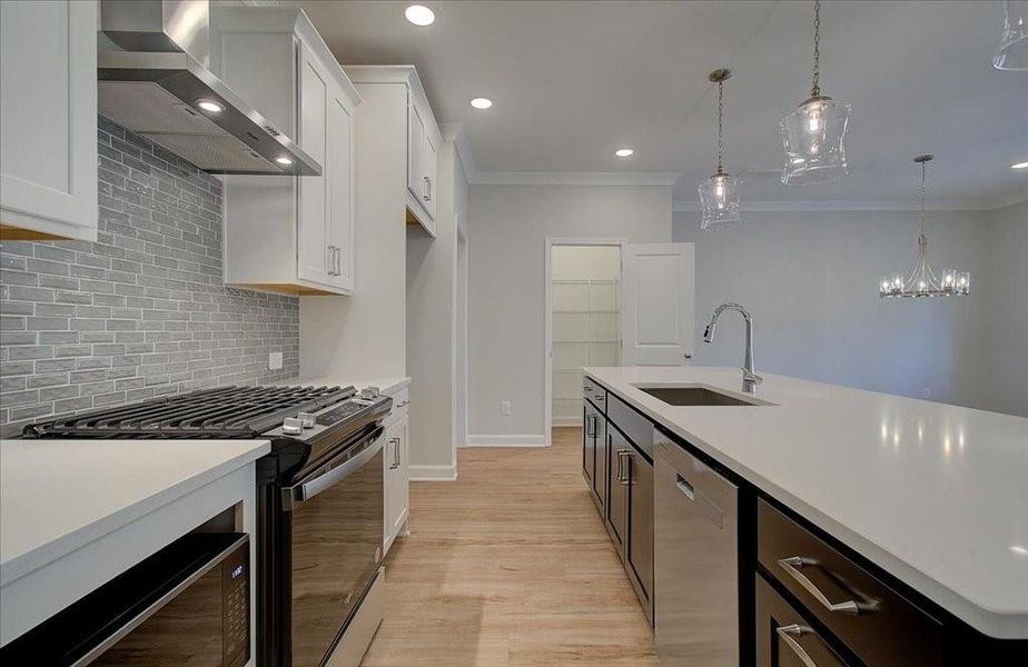 Furnished interior view inside a new home in Wildwood Place, Powder Springs (Image 4). Furnished interior view inside a new home in Wildwood Place, Powder Springs (Image 4).