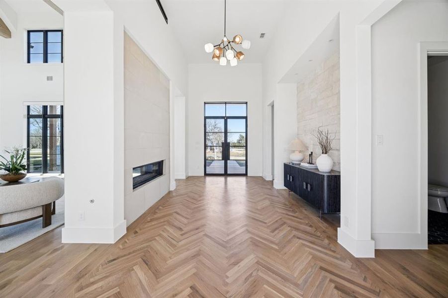 Furnished interior view inside a new home in , Weatherford (Image 10).
