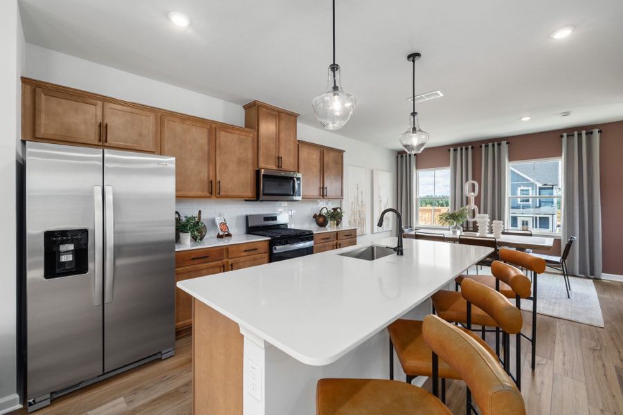 Representative furnished interior of a home built from the Broxton by Pulte Homes in Barclay Townes at The Pointe, Wilmington (Image 11). Representative furnished interior of a home built from the Broxton by Pulte Homes in Barclay Townes at The Pointe, Wilmington (Image 11).