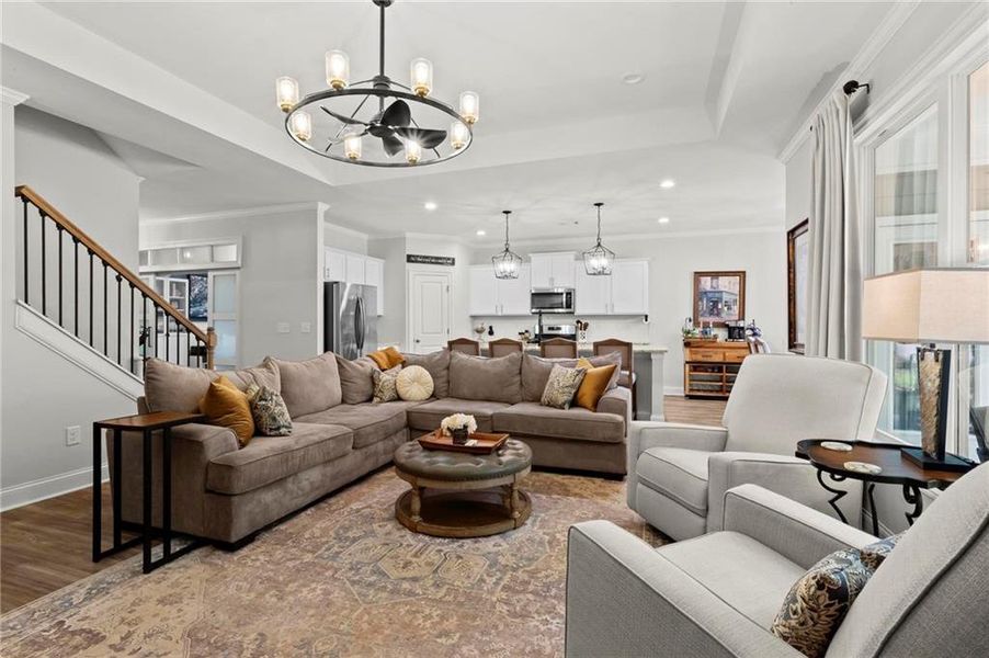 Furnished interior view inside a new home in , Monroe (Image 19). Furnished interior view inside a new home in , Monroe (Image 19).