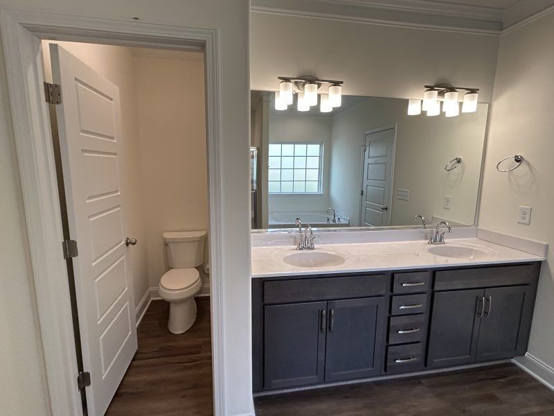 Furnished interior view inside a new home in Miller's Reserve, Winston-Salem (Image 11).