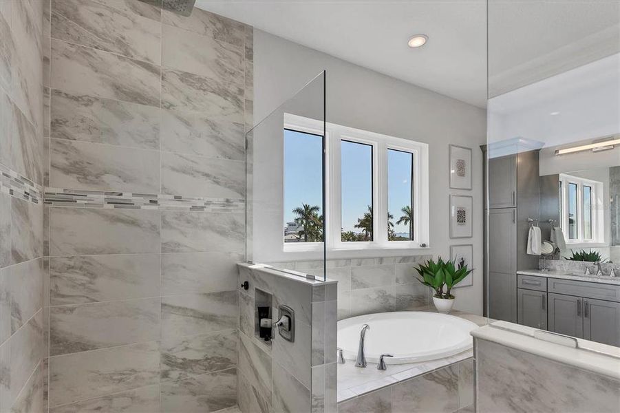 Furnished interior view inside a new home in Aqua Single Family Homes, Bradenton (Image 11).