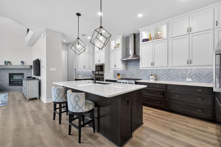 Furnished interior view inside a new home in The Retreat at Harvest, Argyle (Image 26).