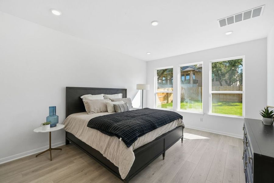 Furnished interior view inside a new home in Parkside on the River 60s, Georgetown (Image 11).