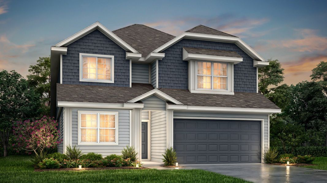 Representative exterior photo of a completed home built from the The Lazio by Legend Homes in Swenson Heights, Seguin, TX (Image 21). Representative exterior photo of a completed home built from the The Lazio by Legend Homes in Swenson Heights, Seguin, TX (Image 21).