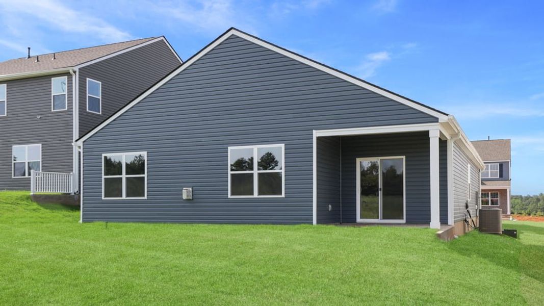 Exterior details and patio area of a home in Benjamin's Grove, Woodruff (Image 20).