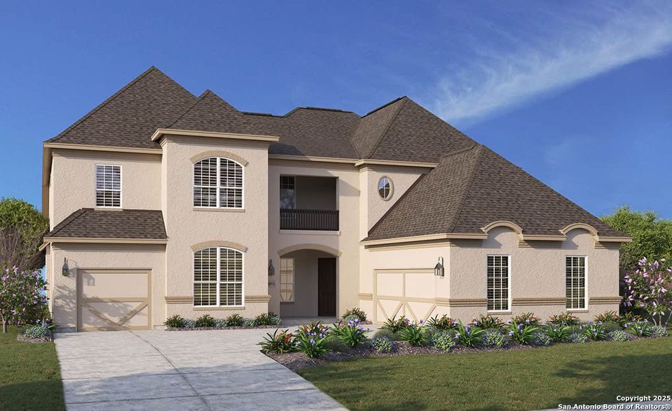 Front exterior of a new home in , San Antonio, TX, highlighting curb appeal (Image 5).