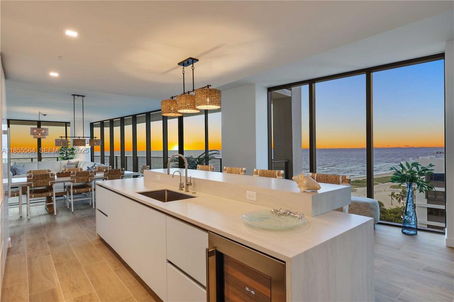 Furnished interior view inside a new home in Casamar, Pompano Beach (Image 8).