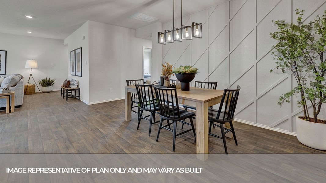 Furnished interior view inside a new home in Navarro Fields, Seguin (Image 6).