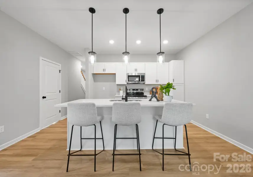 Furnished interior view inside a new home in , Charlotte (Image 3).