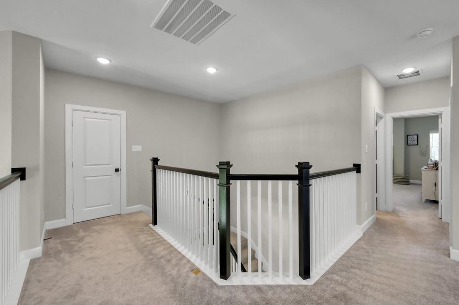 Spacious, unfurnished interior of a new home in The Woodlands Hills 60’, Willis (Image 20).