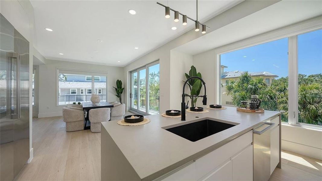 Furnished interior view inside a new home in , Sarasota (Image 43).