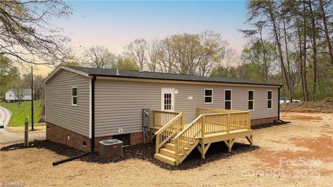 Exterior details and patio area of a home in , Morganton (Image 13).