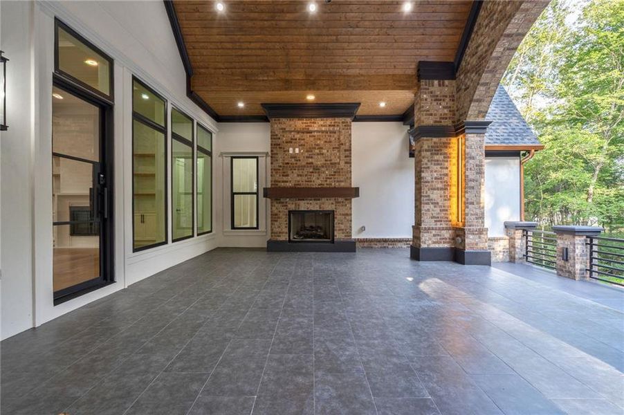 Exterior details and patio area of a home in , Loganville (Image 45). Exterior details and patio area of a home in , Loganville (Image 45).