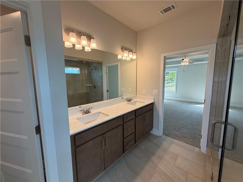 Furnished interior view inside a new home in Mallard’s Landing, Jefferson (Image 14).