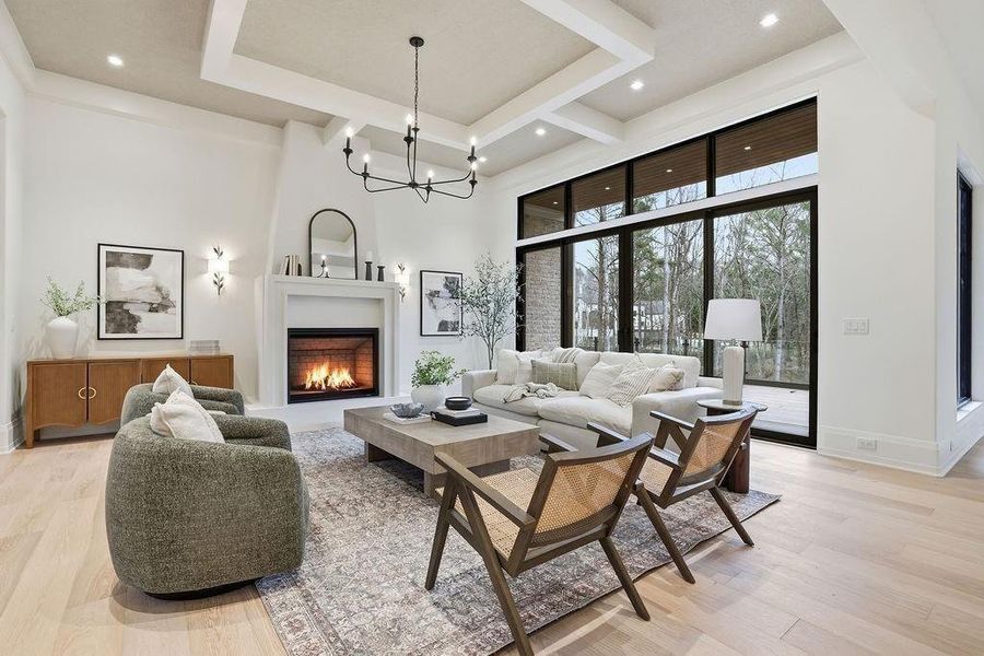 Furnished interior view inside a new home in , Milton (Image 17).