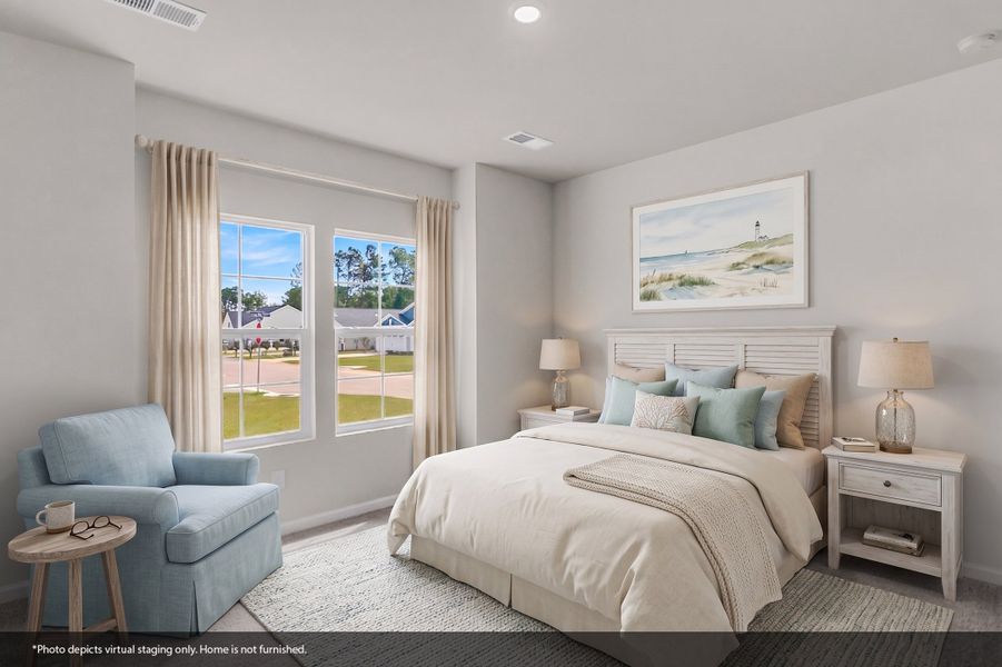 Furnished interior view inside a new home in Fairway Woods at Wyboo, Manning (Image 12).