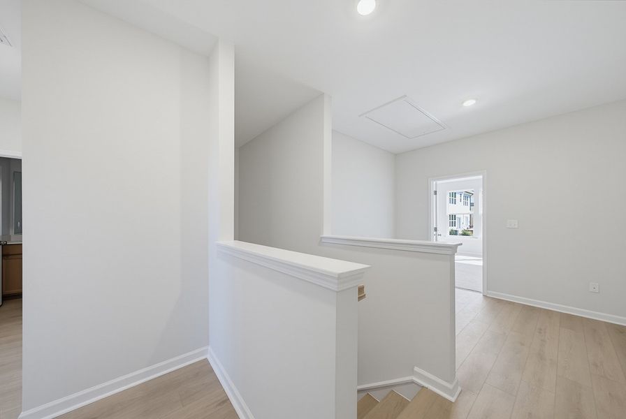 Spacious, unfurnished interior of a new home in Sweetbrier, Durham (Image 18). Spacious, unfurnished interior of a new home in Sweetbrier, Durham (Image 18).