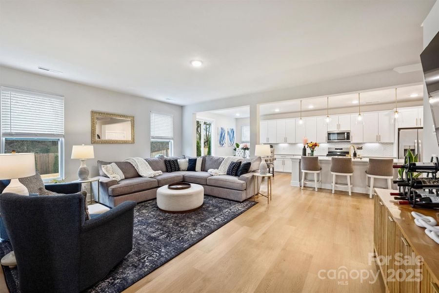 Furnished interior view inside a new home in , Charlotte (Image 17).