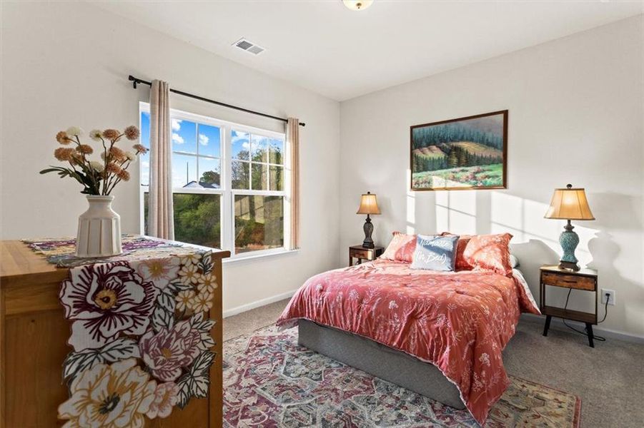 Furnished interior view inside a new home in Garrett Preserve, Hiram (Image 13).