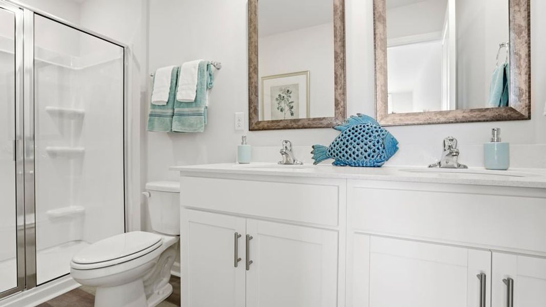 Furnished interior view inside a new home in Tanglewood Townes, Greenville (Image 32).