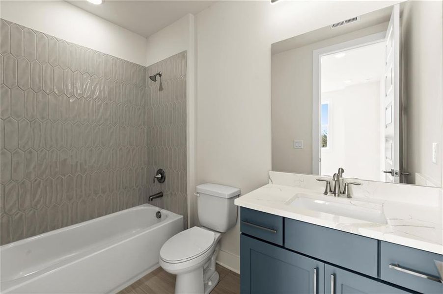 Furnished interior view inside a new home in , Alpharetta (Image 16).