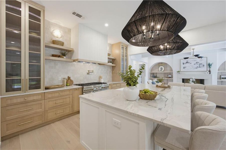 Furnished interior view inside a new home in , Atlanta (Image 85).