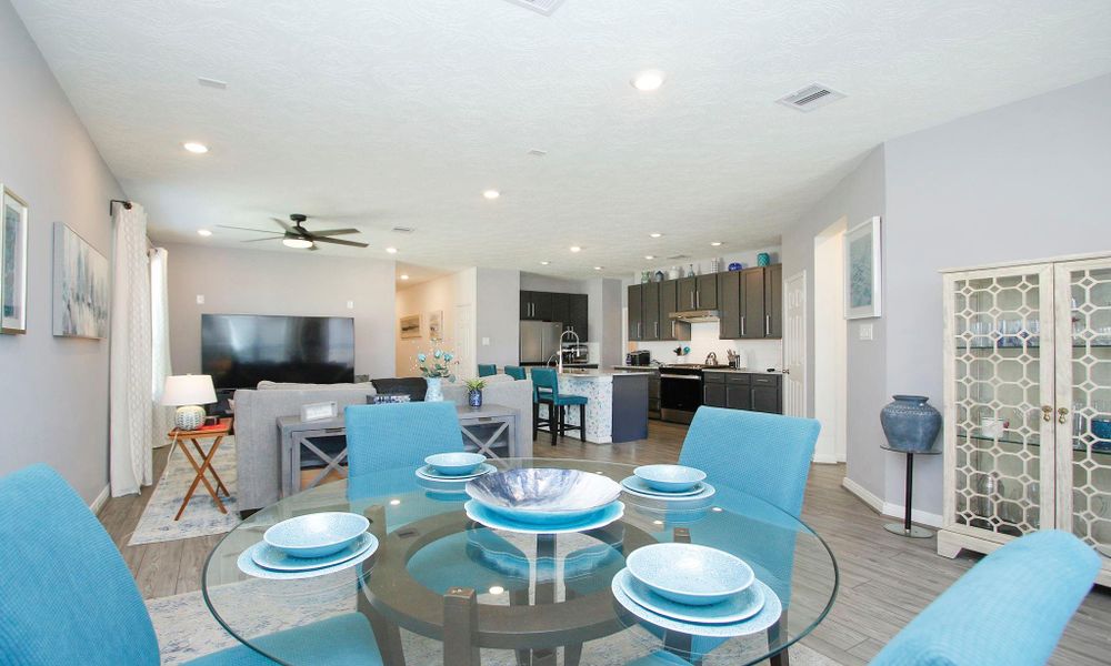 Furnished interior view inside a new home in , Magnolia (Image 9).