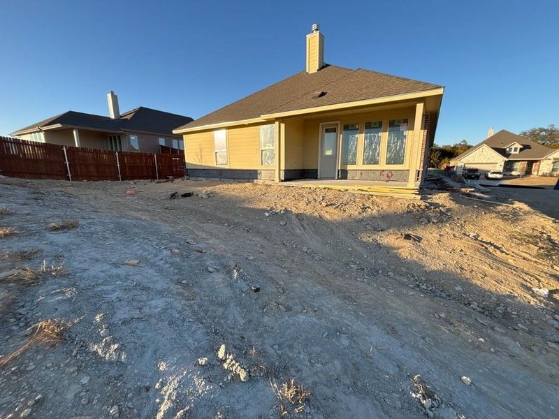 In-progress construction of a new home in Waterford Park, Weatherford, TX (Image 11).