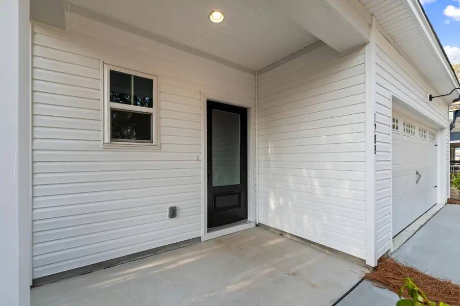 Exterior details and patio area of a home in , Charleston (Image 4). Exterior details and patio area of a home in , Charleston (Image 4).